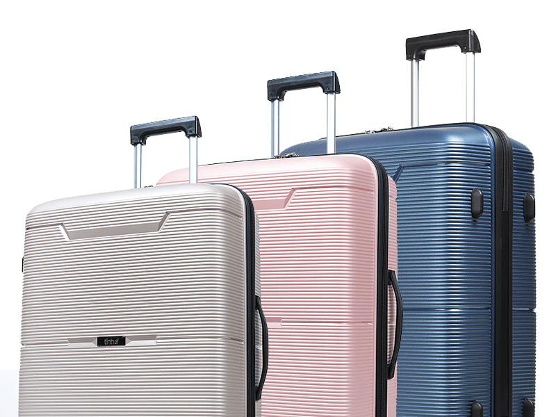 Metallic PP luggage